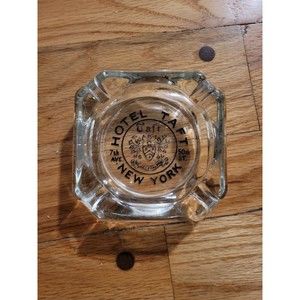 Hotel Taft 7th Ave. 50th Street New York Ash Tray ashtray NYC glass